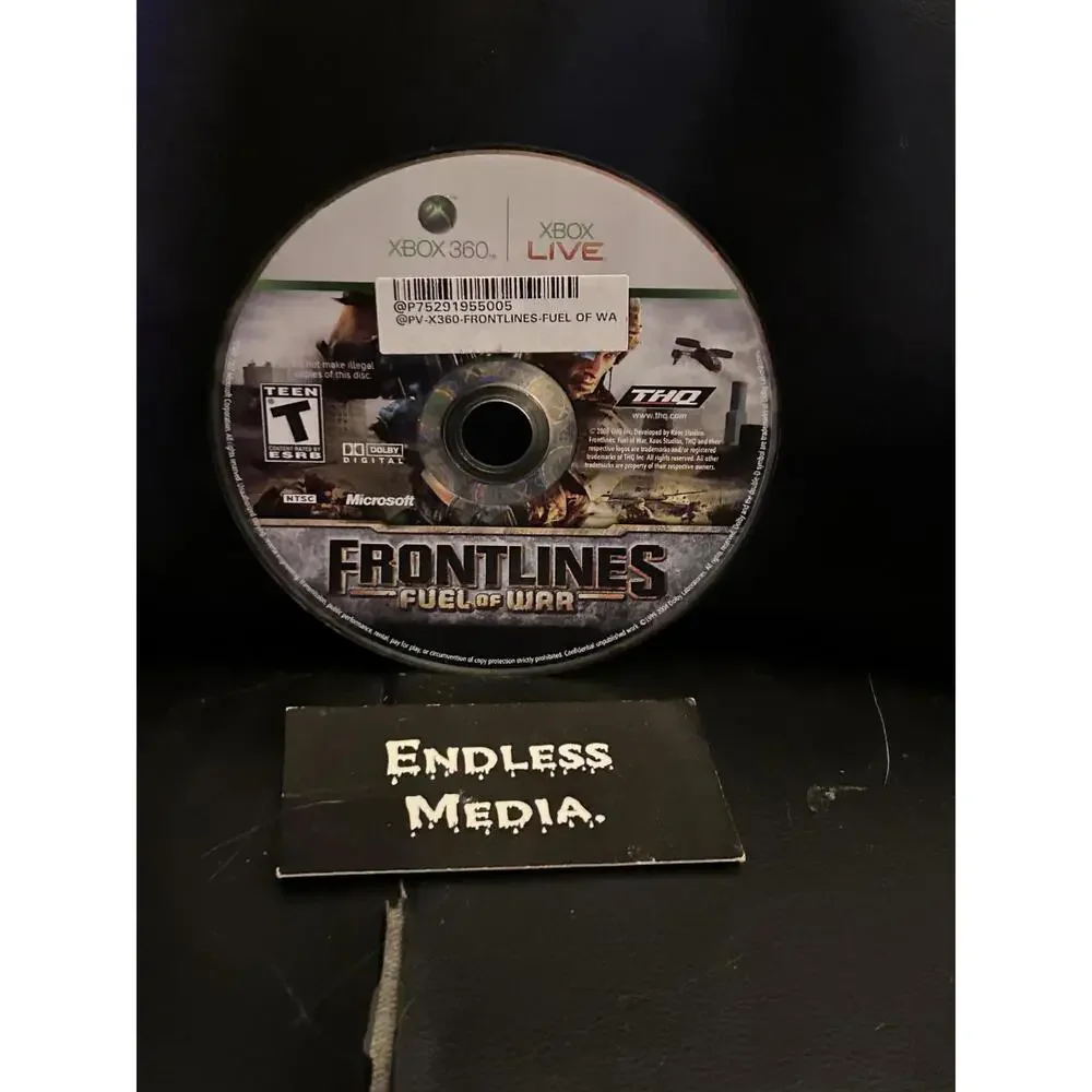 Frontlines Fuel of War Microsoft Xbox 360 Loose Video Game
